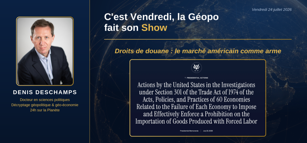 « Le président a reconnu que le marché américain est un atout majeur qu'il peut utiliser auprès de ces pays pour atteindre les objectifs qu'il désire. »
