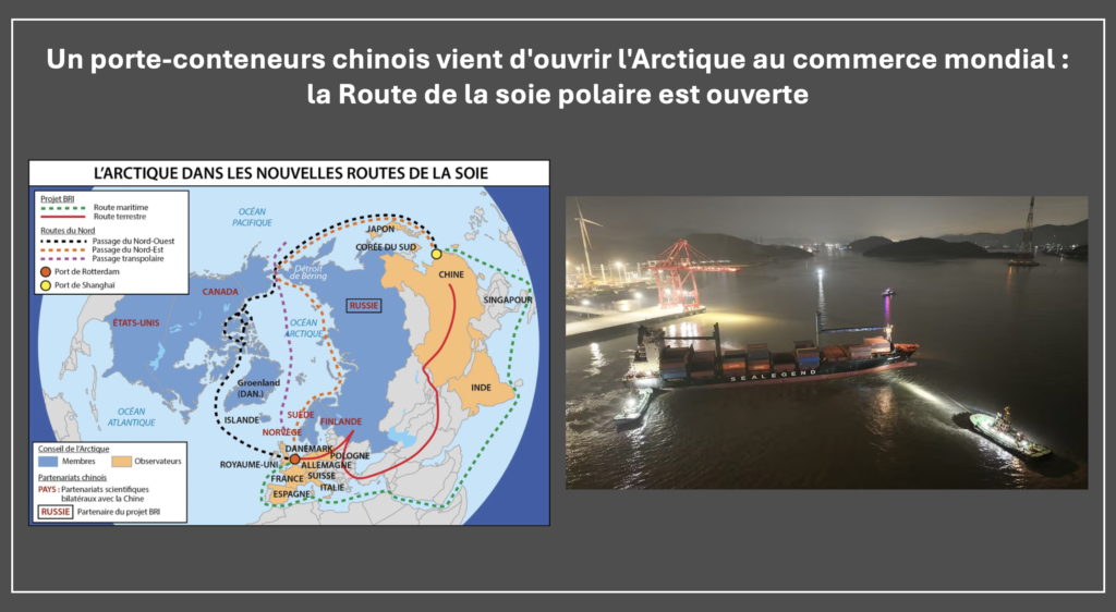 Le passage occasionnel devient une ligne commerciale. L'argument économique est écrasant : 20 jours de Ningbo à Felixstowe, contre environ 40 jours par la route méridionale.