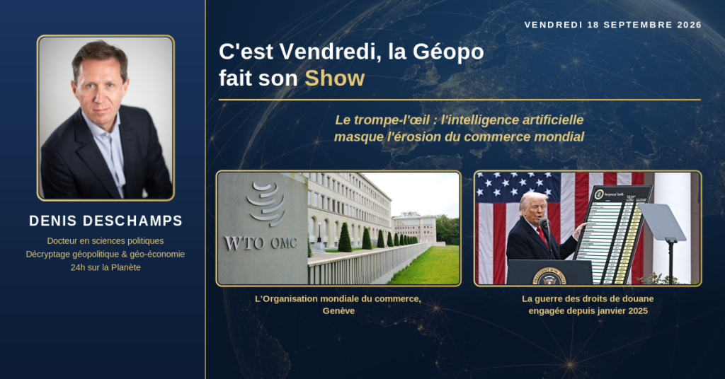 La première de ces données est une vitesse. La seconde est un avertissement du chef économiste de l'organisation, selon lequel la résilience apparente des échanges mondiaux pourrait n'être qu'un effet d'optique produit par un cycle d'investissement dont nul ne sait combien de temps il durera.