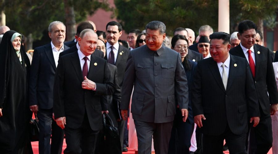 Rencontre entre Xi Jinping, Vladimir Poutine et Kim Jong Un