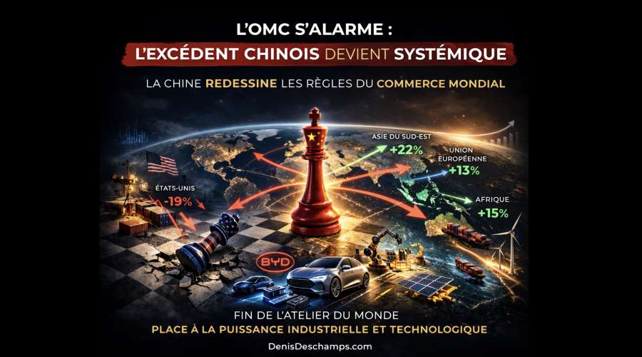 1.192 milliards de dollars en 2025 = un excédent record qui révèle une mutation silencieuse du commerce mondial